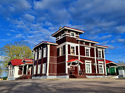 Железнодорожный вокзал.